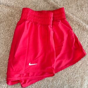 Nike Women's One Dri-FIT Mid-Rise 3" Brief-Lined Shorts size LARGE